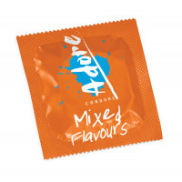 Презервативы оральные с разными вкусами Pasante Adore Mixed Flavours разноцветные (цена за 12 шт)
