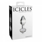Стеклянная анальная пробка Pipedream Icicles No 44 Dildo Dildo Glass