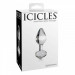 Скляний анальний затор Pipedream Icicles No 44 Dildo Dildo Glass