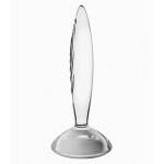 Стеклянная анальная пробка Satisfyer Sparkling Crystal прозрачная