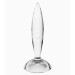 Стеклянная анальная пробка Satisfyer Sparkling Crystal прозрачная