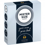 Презервативы Mister Size 53mm pack of 3