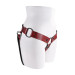 Трусики для страпона Sportsheets Saffron Monte Strap On из искусственной кожи, красные