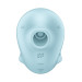 Вакуумный стимулятор Satisfyer Sassy Seal с вибрацией, голубой, 9.5 см