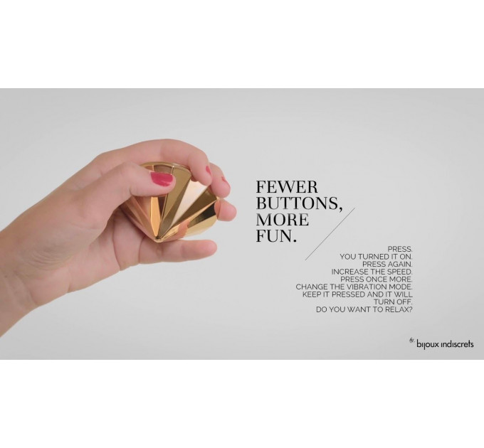 Вибратор бриллиант Twenty One Vibrating Diamond Bijoux Indiscrets