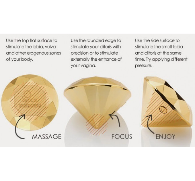 Вибратор бриллиант Twenty One Vibrating Diamond Bijoux Indiscrets