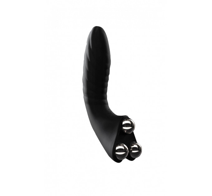 Вибратор для пар StiVi - The Real Threat Partner Vibrator - Black