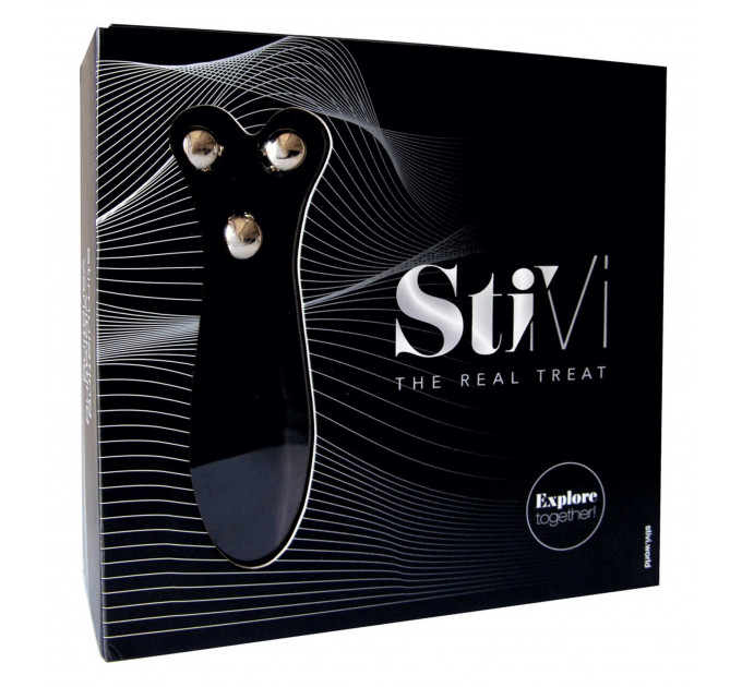 Вибратор для пар StiVi - The Real Threat Partner Vibrator - Black