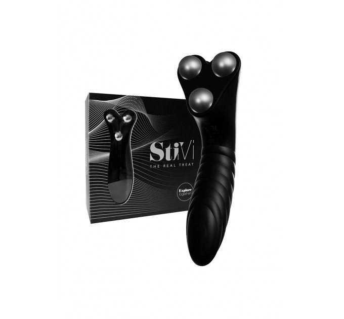 Вибратор для пар StiVi - The Real Threat Partner Vibrator - Black