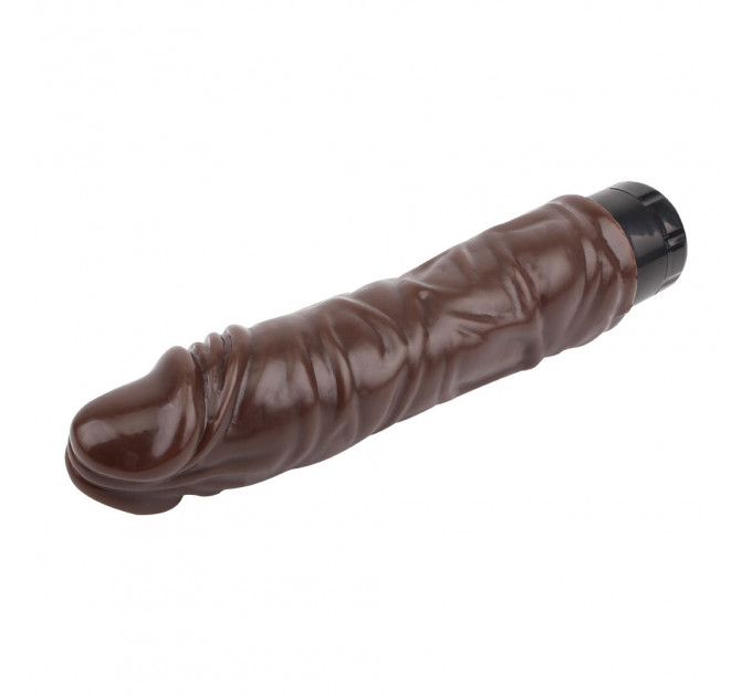Вибратор реалистичный Chisa Rude Vibrating Him, коричневый