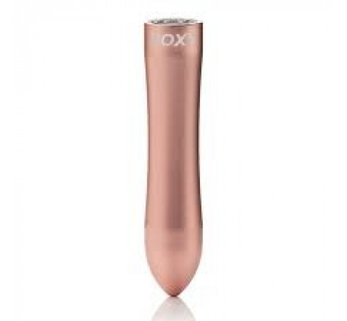 Вибропуля DOXY Rechargeable Vibrator с металлическим чехлом-колбой, розовая