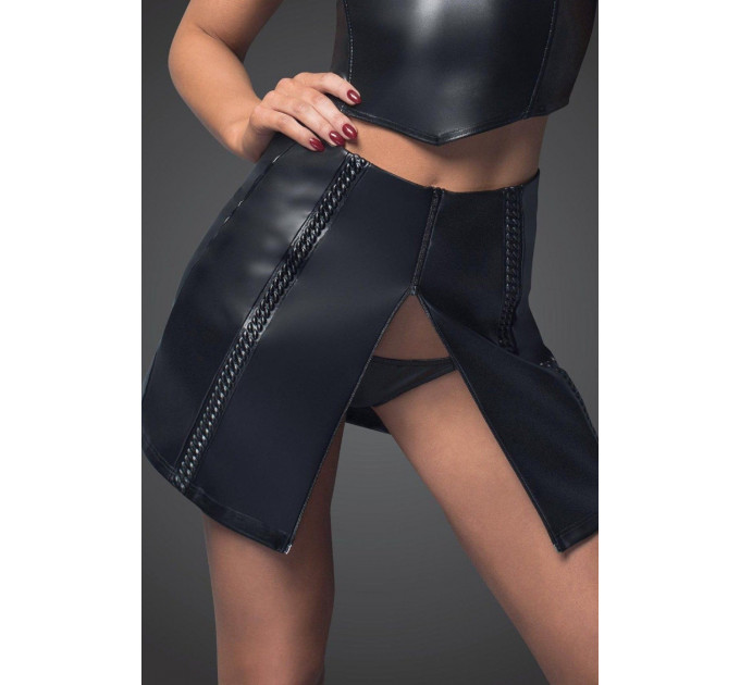 Юбка на молнии Noir Handmade F171 черная, L