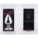 Анальная пробка Loveshop Silver Dark Violet, M