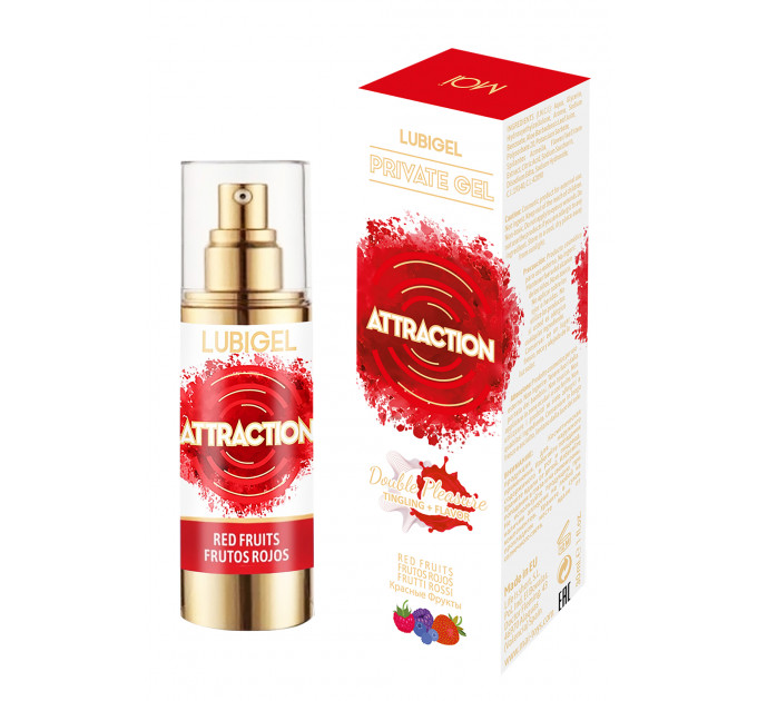 Рідкий вібратор MAI LUBIGEL LIQUID VIBRATOR RED FRUITS