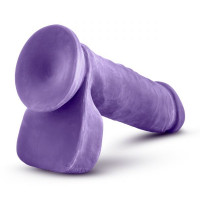 Фалоімітатор кібершкіра au NATUREL bold HERO 8INCH DILDO PURPLE