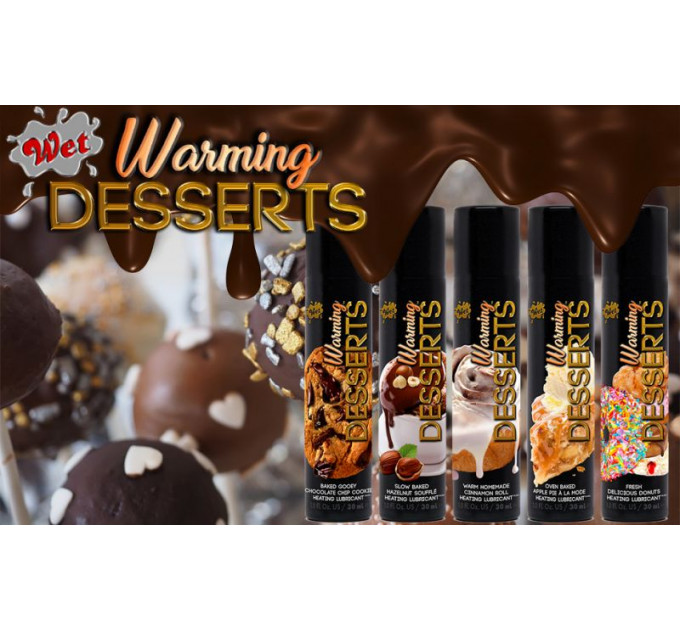 Їстівний лубрикант 4 в 1 WET Warming Desserts Slow Baked Hazelnut Souffle 89 мл