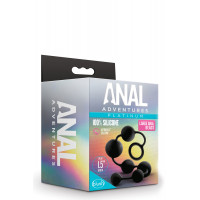Анальные шарики Blush Anal Adventure Platinum Silicone Large Anal Beads