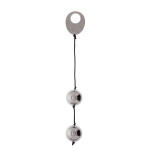 Металлические вагинальные шарики DOMINO METALLIC BALLS, SILVER