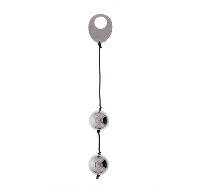 Металлические вагинальные шарики DOMINO METALLIC BALLS, SILVER