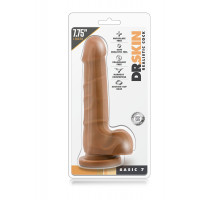 Фалоімітатор Dr. SKIN REALISTIC COCK BASIC 7 MOCHA