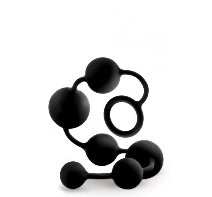 Анальные шарики Blush Anal Adventure Platinum Silicone Large Anal Beads