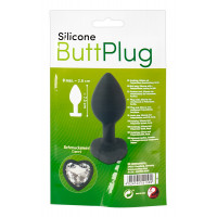 Анальная пробка с камнем You2Toys Silicone Butt Plug, силикон