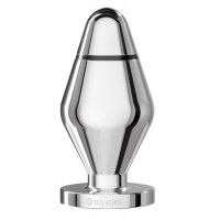 Анальна пробка для електростимуляції з алюмінію Mystim, розмір L, 10.5 х 5 см