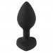 Анальная пробка с камнем You2Toys Silicone Butt Plug, силикон