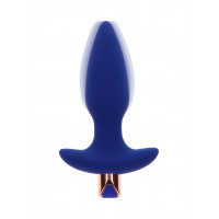 Анальная пробка с вибрацией Toy Joy Sparkle Buttplug с дистанционным управлением, синий