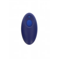 Анальная пробка с вибрацией Toy Joy Sparkle Buttplug с дистанционным управлением, синий