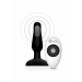Анальная пробка с вибрацией и пультом B-Vibe Novice Plug, черная