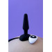 Анальная пробка с вибрацией и пультом B-Vibe Novice Plug, черная