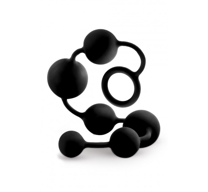 Анальные шарики Blush Anal Adventure Platinum Silicone Large Anal Beads