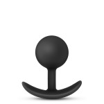 Анальний плаг Blush з внутрішнім кулькою Adventures Platinum Silicone Vibra