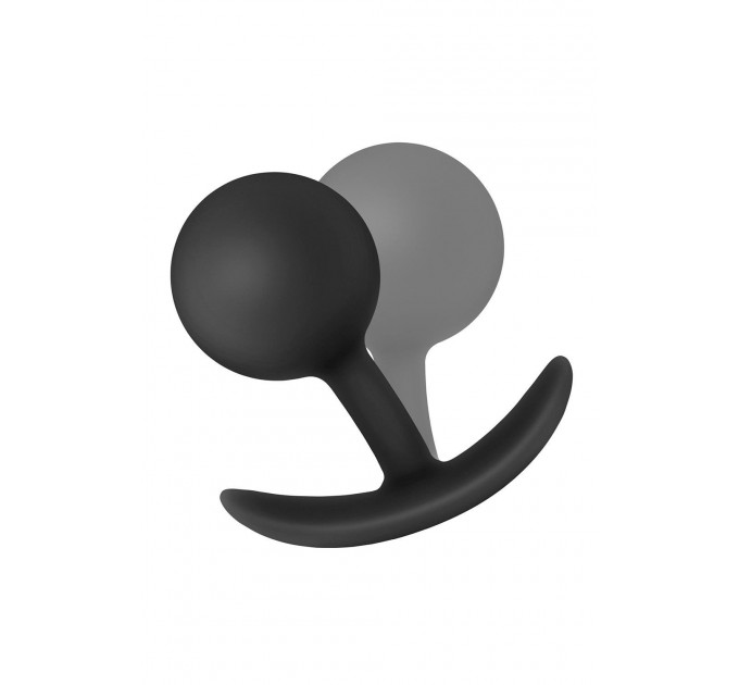 Анальний плаг Blush з внутрішнім кулькою Adventures Platinum Silicone Vibra