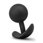 Анальний плаг Blush з внутрішнім кулькою Adventures Platinum Silicone Vibra