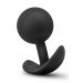 Анальний плаг Blush з внутрішнім кулькою Adventures Platinum Silicone Vibra