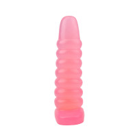 Велика анальна пробка Chisa Hi-Rubber Chubby рожева