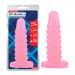 Большая анальная пробка Chisa Hi-Rubber Chubby розовая
