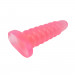 Большая анальная пробка Chisa Hi-Rubber Chubby розовая
