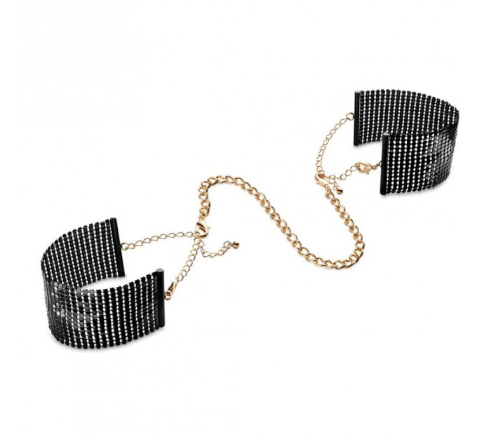 Браслеты-наручники DESIR METALLIQUE черные Bijoux Indiscrets