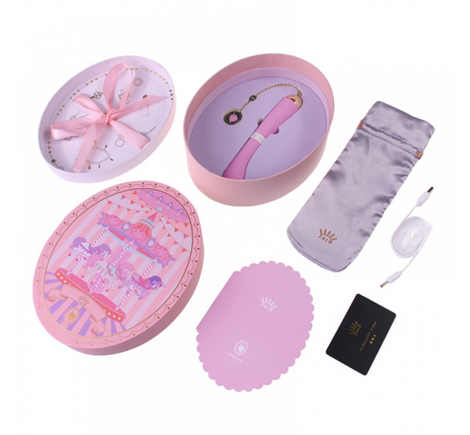 Вибратор для точки G с подключением к телефону ZALO Momoko Berry Violet