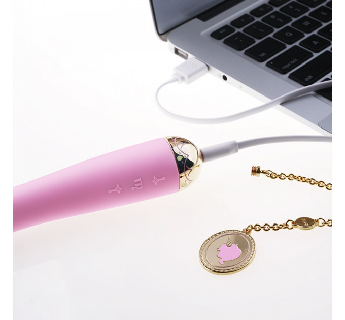 Вибратор для точки G с подключением к телефону ZALO Momoko Berry Violet