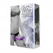 Двойной страпон с вибрацией фиолетовый - Ultra Passionate Harness Dual Vibration Purple