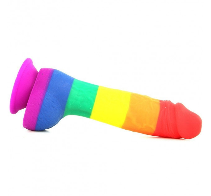 Фалоімітатор Веселка NS Novelties Colours Pride Edition на присосці