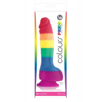 Фаллоимитатор Радуга NS Novelties Colours Pride Edition на присоске