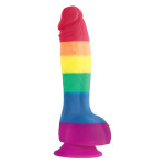 Фалоімітатор Веселка NS Novelties Colours Pride Edition на присосці