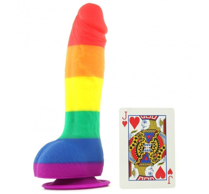 Фалоімітатор Веселка NS Novelties Colours Pride Edition на присосці