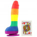 Фалоімітатор Веселка NS Novelties Colours Pride Edition на присосці