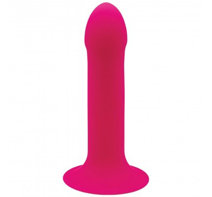 Фаллоимитатор термореактивный Adrien Lastic Hitsens 2 двойной плотности, на присоске, розовый